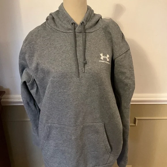 Under Armour Men's Heather Gray Hoodie - Picture 1 of 4